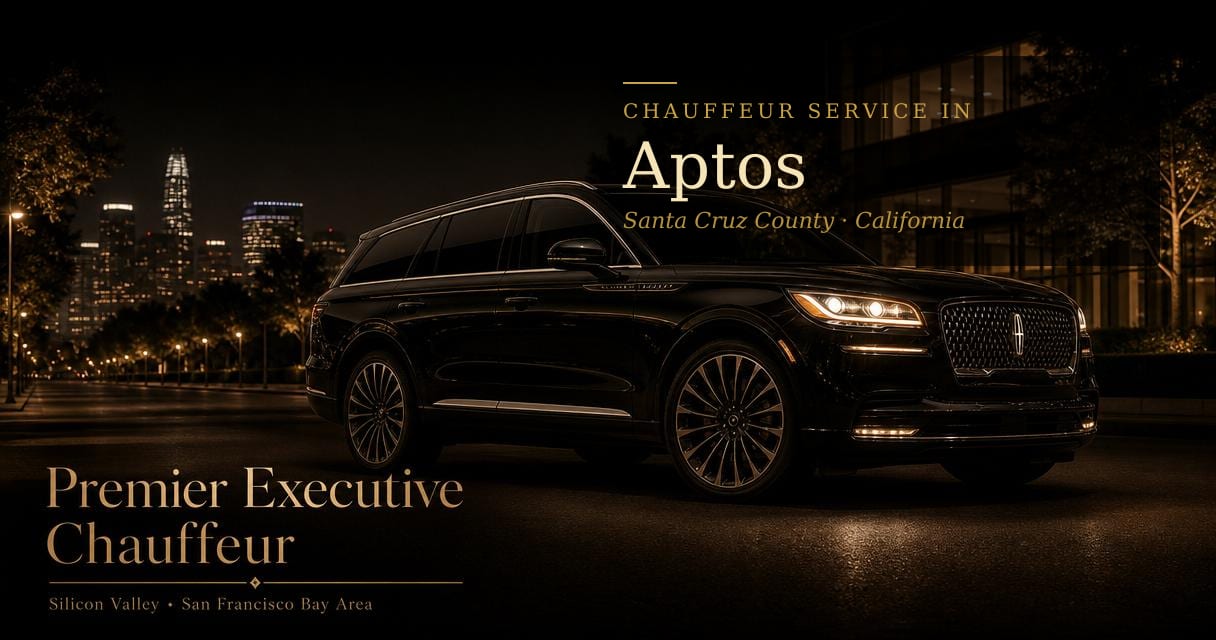 Aptos, California chauffeur & black car service by Premier Executive Chauffeur