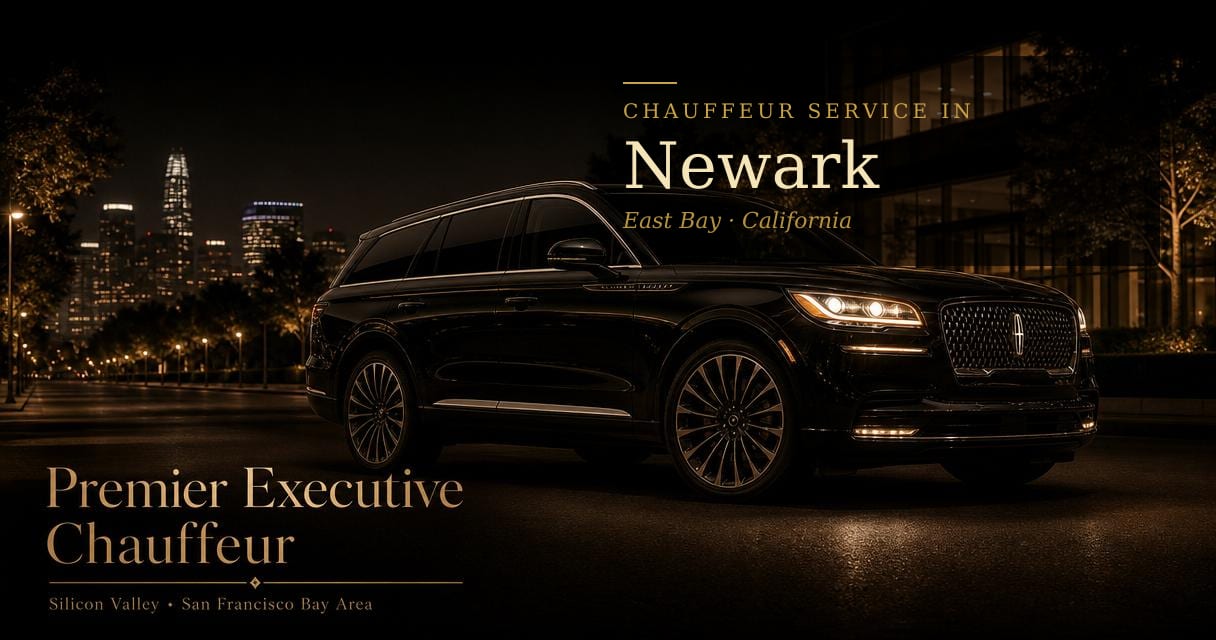 Newark, California chauffeur & black car service by Premier Executive Chauffeur