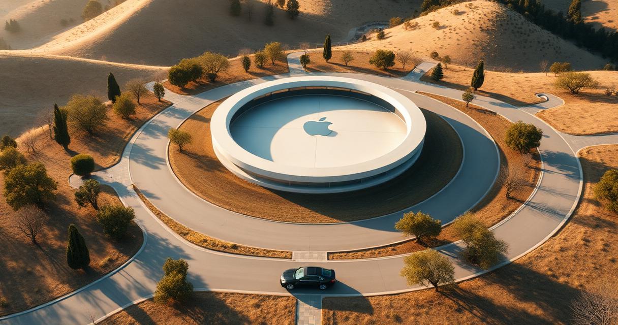 Apple Park in Cupertino, California — chauffeur & car service by Premier Executive Chauffeur