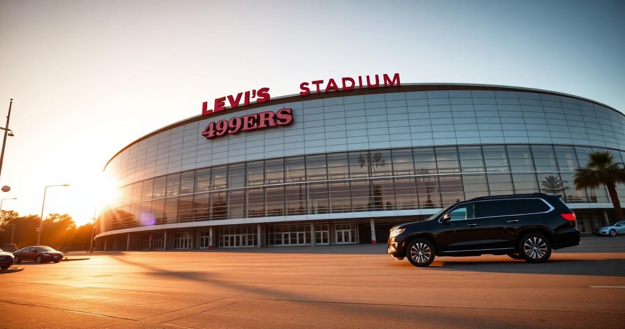 Levi's Stadium in Santa Clara, California — chauffeur & car service by Premier Executive Chauffeur
