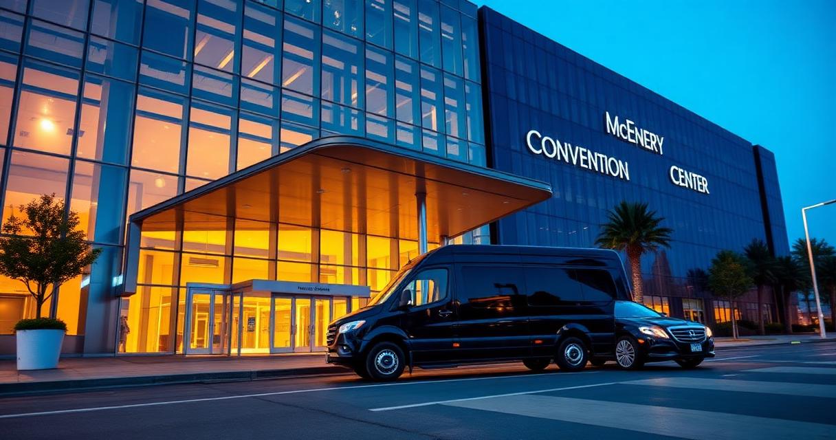 San José McEnery Convention Center in San Jose, California — chauffeur & car service by Premier Executive Chauffeur